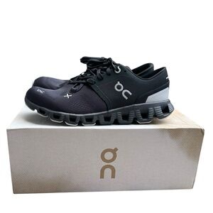 On Running Black Cloud X 3 Sneakers 6.5 Slip On Lace Up Ultra Light